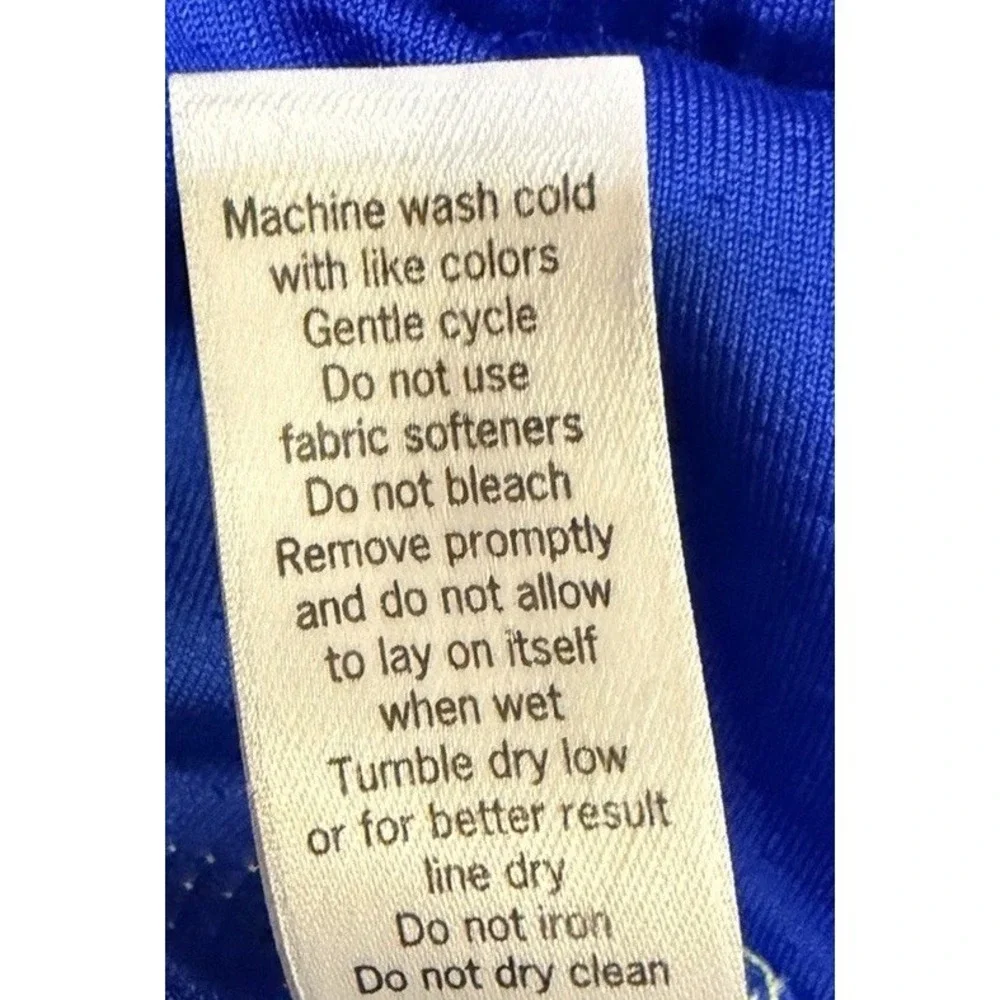 Athleta Blue Geometric Athletic Skort Built In‎ Shorts Medium Tennis Golf